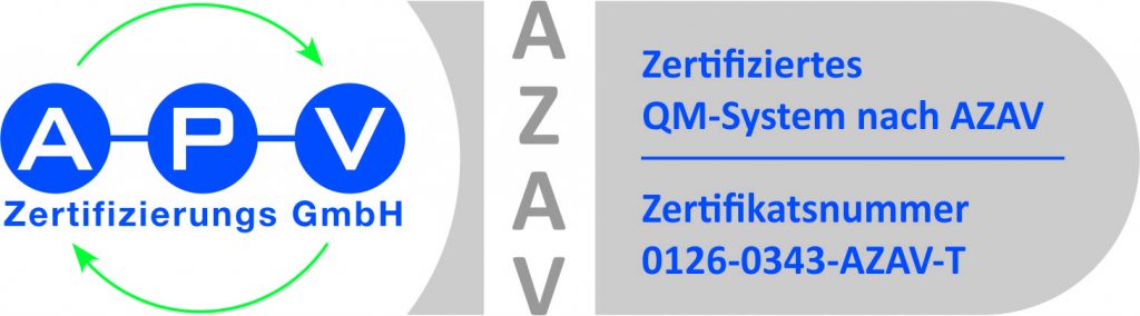 APV_Zertifizierung AZAV Zertifikat KonFAIRenzraum